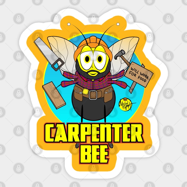 Carpenter Bee Sticker by MasonGrant